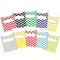 Barker Creek Chevron Peel & Stick Library Pockets Set, Multi-Design, 60/Set, PK60 3852 - alternate 1